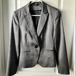 Express Silver and Black Blazer Size 4